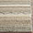 Jacques Hand Woven Wool/Cotton Striped Rug in Beige-10969665