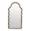 Miroir arqué avec cadre unique