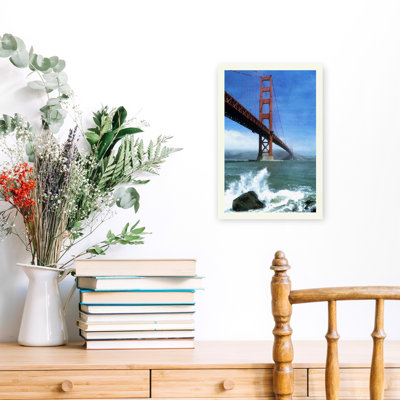 Golden Gate Crashing Waves by Osvaldo Russo - Print