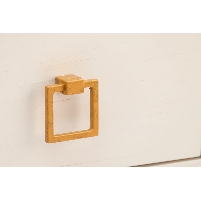 Jackson 3-Drawers Cabinet In Antique White, Antique White