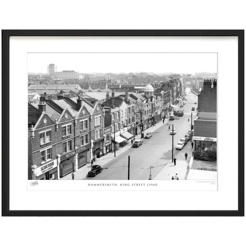 Hammersmith, King Street C1960 by Francis Frith - Single Picture Frame Print, 60cm H x 80cm W x 2.3cm D