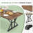 X-shaped Design Kitchen Table,Dining Table,Computer desk-2014518932-2014518934