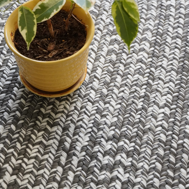 Tapis en grès tressé Ardath, Tapis de couloir de 2 pi x 7 pi