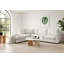 Canapé modulaire en L 100 po avec méridienne réversible en forme de L, canapé d'angle moderne à 3 places profond, canapé en chenille confortable-703641181