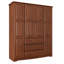Musman Family 100% Solid Wood 4-door Wardrobe Armoire-36088248