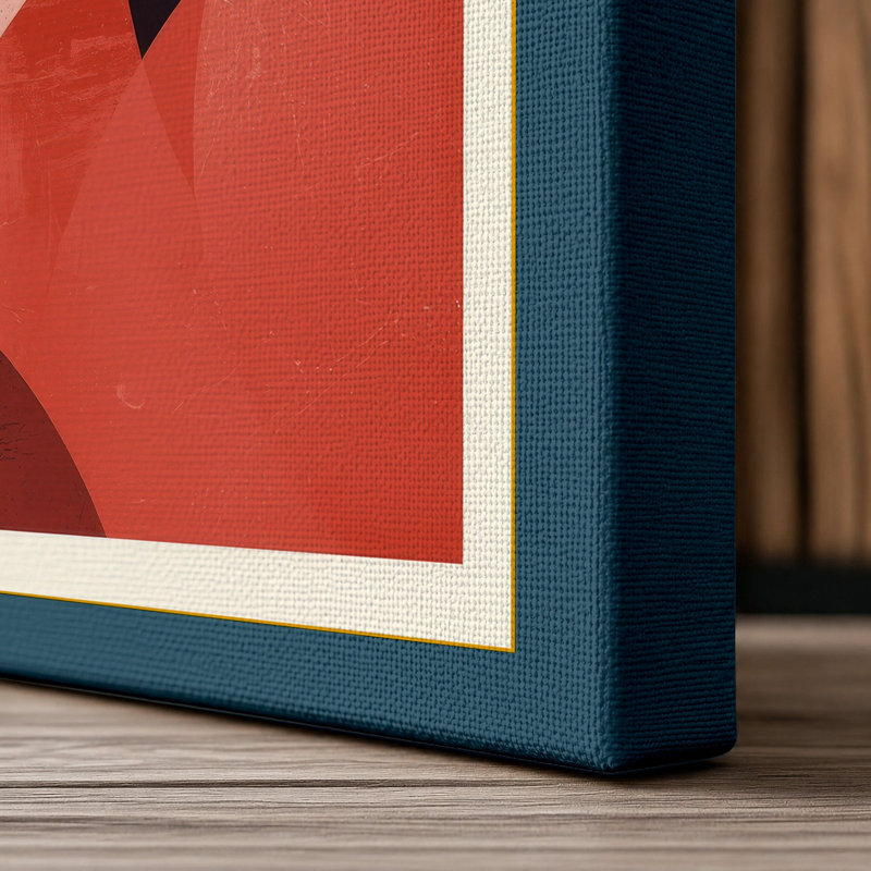 Print, 30x20 - 76.2 x 50.8 cm, Teal Border