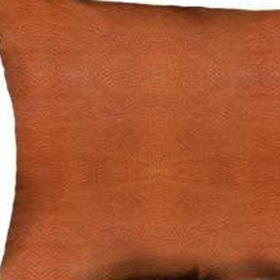 Housse et insert de coussin rectangulaire en similicuir