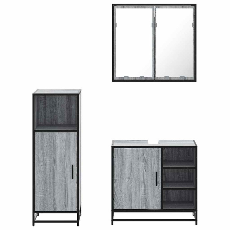 Bathroom Furniture Suite, Grey