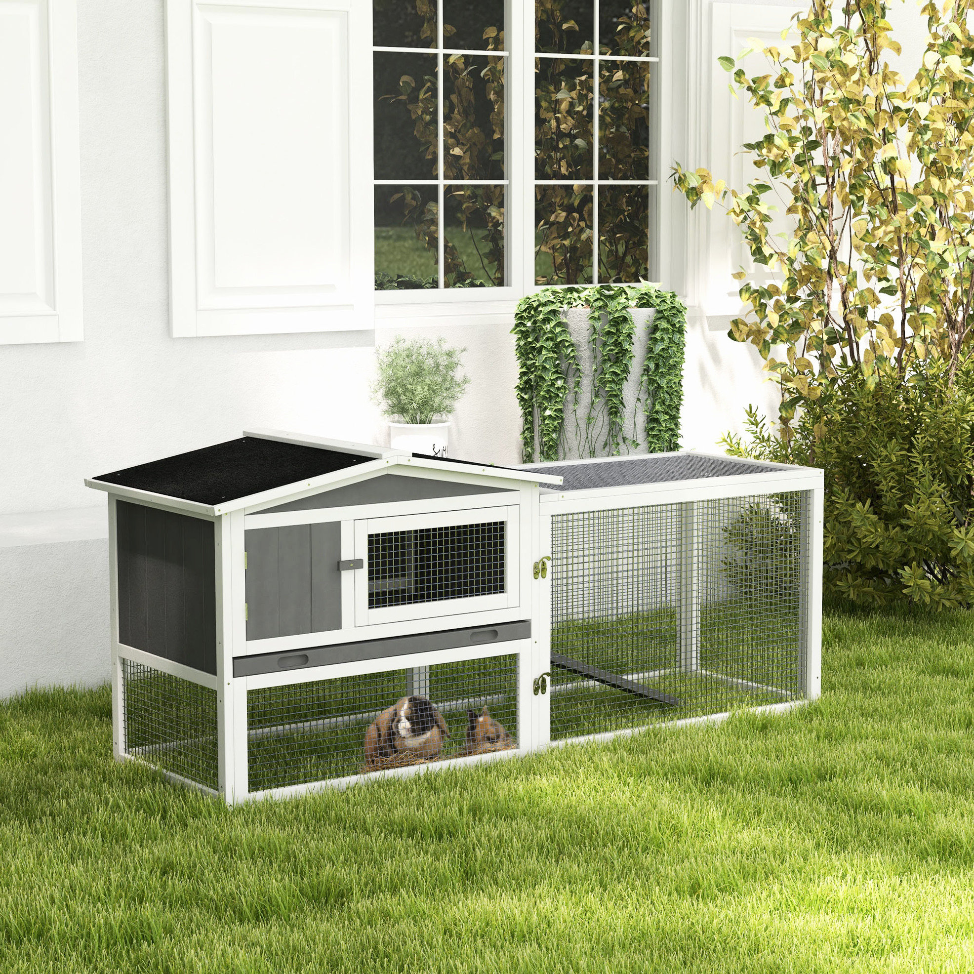 Tucker Murphy Pet™ Large 2-story Rabbit , With Slide Out Tray ...