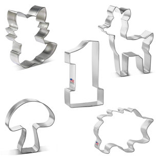 CookieCutter.com 5 -Piece Non-Stick Cookie Cutter