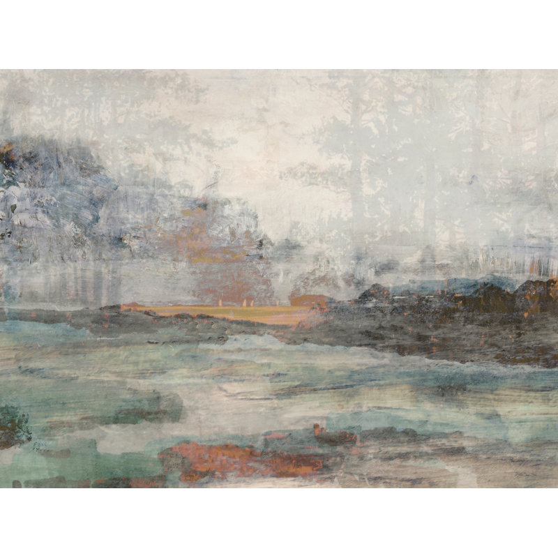 «Distant Tree Silhouette», reproduction sur toile tendue, H 24 po x l 36 po x P 1,25 po