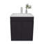 Coiffeuse Dublin, noir, pour salle de bain