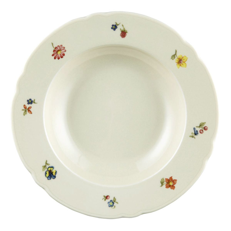 Marieluise Ivory Flowers 23cm Soup Bowl
