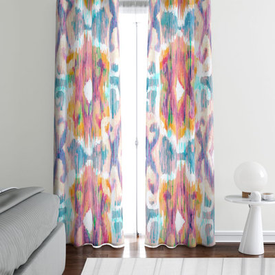 Semi Sheer Curtain Pair