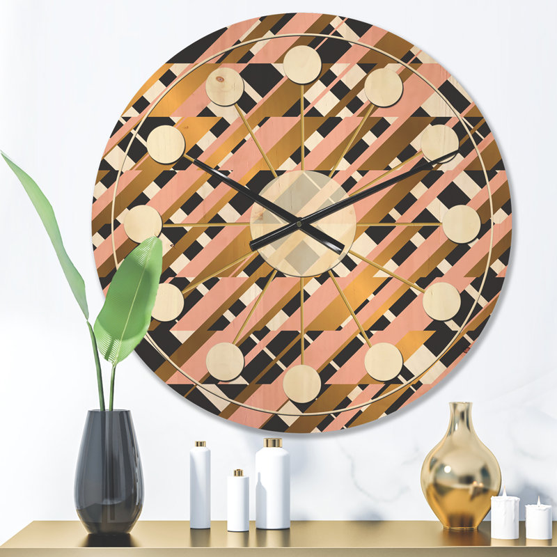 Solid Wood Wall Clock, Medium