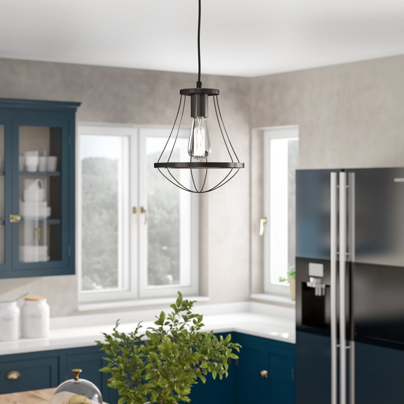 Luminaire suspendu géométrique 1 lumières simple Byrnes