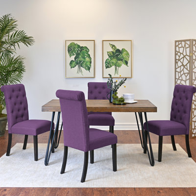 Ashford Dining Set, Hairpin Dining Table With Chairs, 4 Color Options (Dining Set)