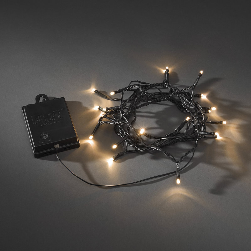 240cm 20 - Bulb String Light, Black