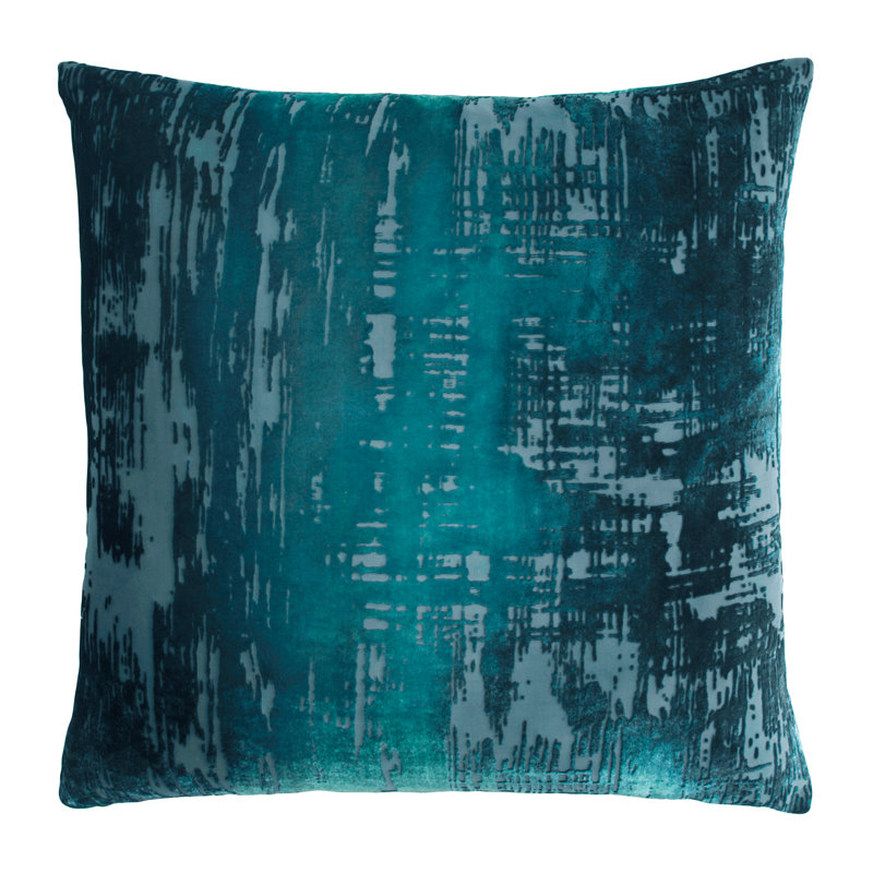 Square Pillow Cover & Insert, 22"H x 22"W, Pacific