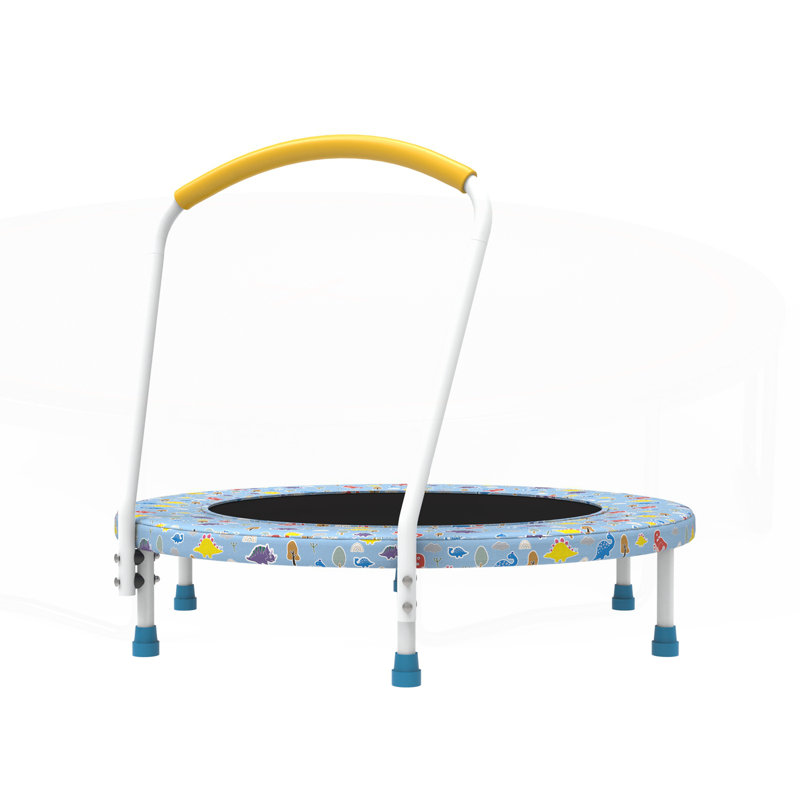 Versatile Mini Trampoline for Kids with Safety Features and Fun Design