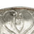 Silver Metal Plate Home Wall Decor with Embossed Details