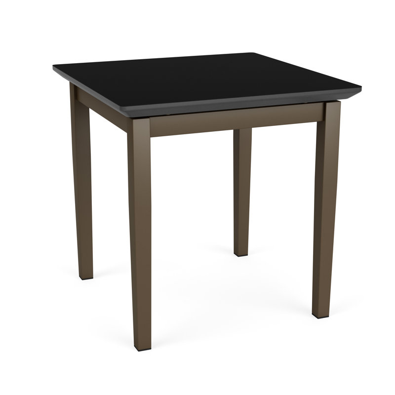 Table de bout en acier Lenox, Bronze, Nuit noire