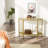 Kimblery 36.2'' Glass Top Console Table
