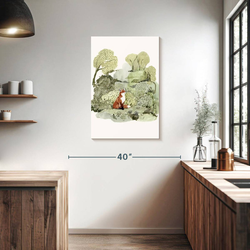 Brampt Fox Glen I, 36" H x 24" W
