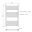 Pickell Straight Towel Rail Heated Towel Rails