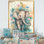 Mignon petit bébé éléphant dans les fleurs I - Peinture, art mural