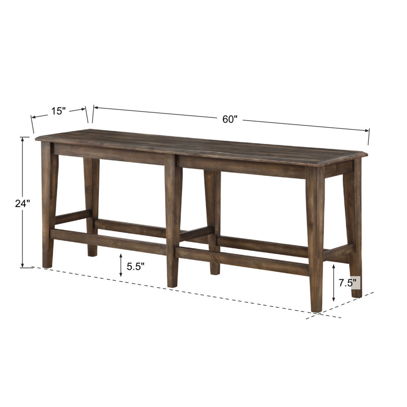 Cleve Solid Wood Bench