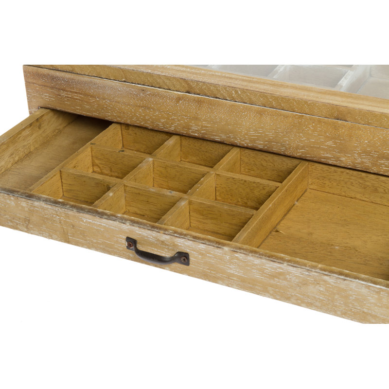 Brambly Cottage Garth Decorative Bin, Natural wood