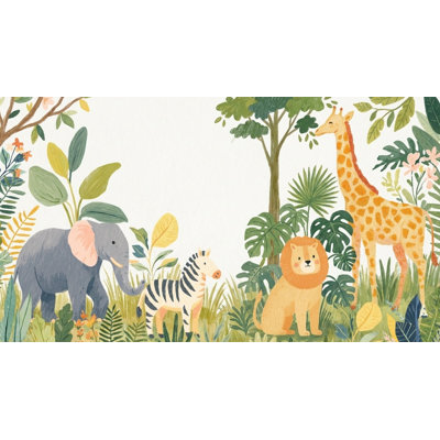 Papier peint animaux de la jungle