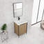 Meuble-lavabo autoportant avec lavabo en résine