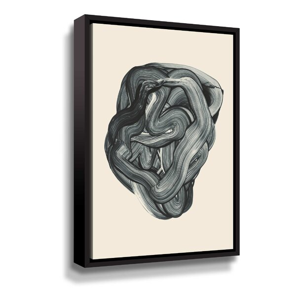 Wrought Studio Brushed 3 - Painting on Canvas | Wayfair