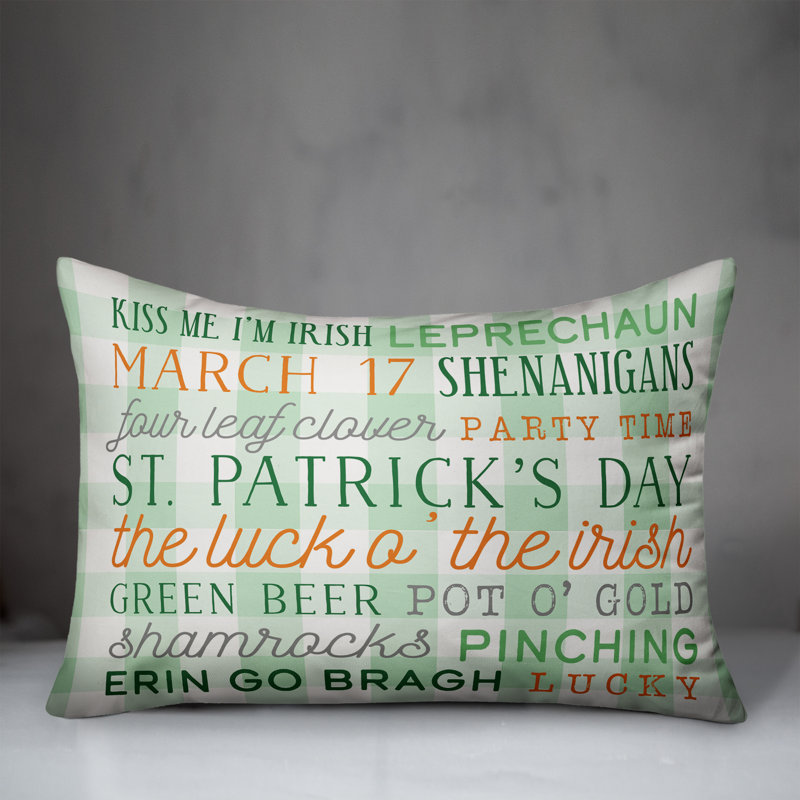 Spun Polyester Reversible Throw Pillow