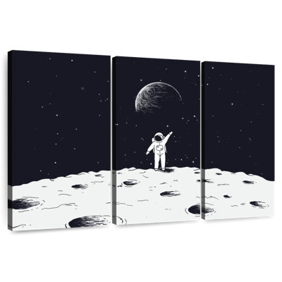 Oberle Astronaut On The Moon