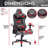 Executive Chair With Faux Leather, Swivel, Lumbar Support, Adjustable Height, Headrest, Wheels