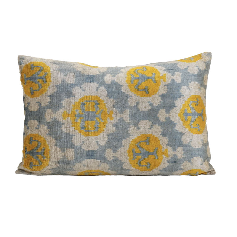 Velvet Lumbar Pillow Cover & Insert