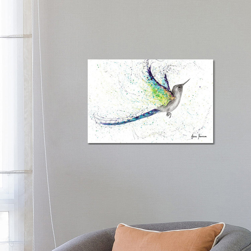 Secret City Hummingbird by Ashvin Harrison - Wrapped Canvas Print, 66.04 cm H x 45.72 cm W x 3.175 cm D