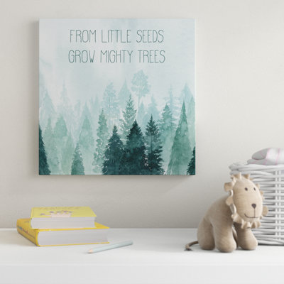 « little grower i », peinture sur toile tendue