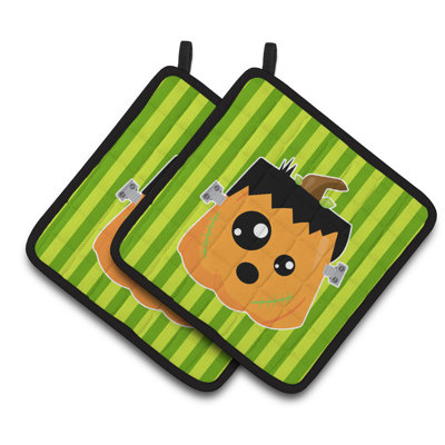 Caroline's Treasures Striped Polyester Potholder Set