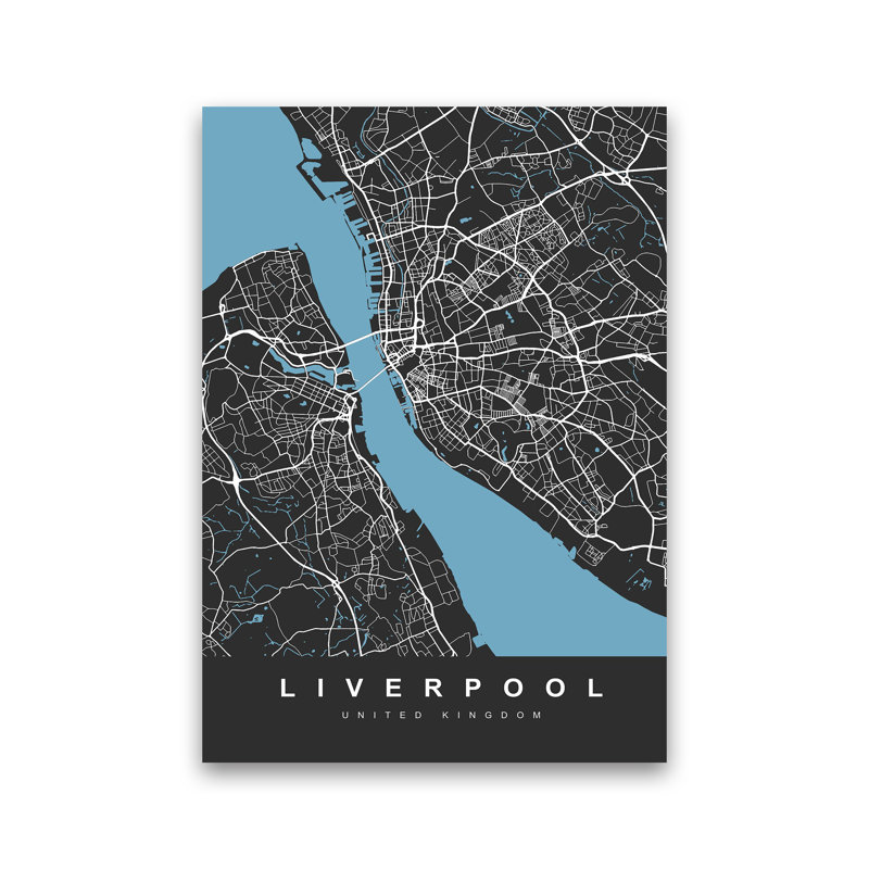Liverpool II - Print, Wrapped Canvas, 30cm H x 21cm W x 1cm D