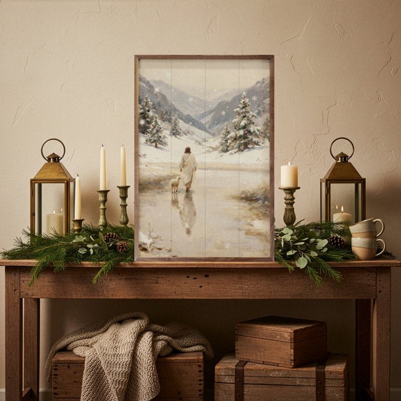 Christ And Christmas, H 16 po x l 10 po