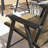 Set of 4 Stackable Folding Patio Sling Chairs with Armrests, No Assembly-1990798914