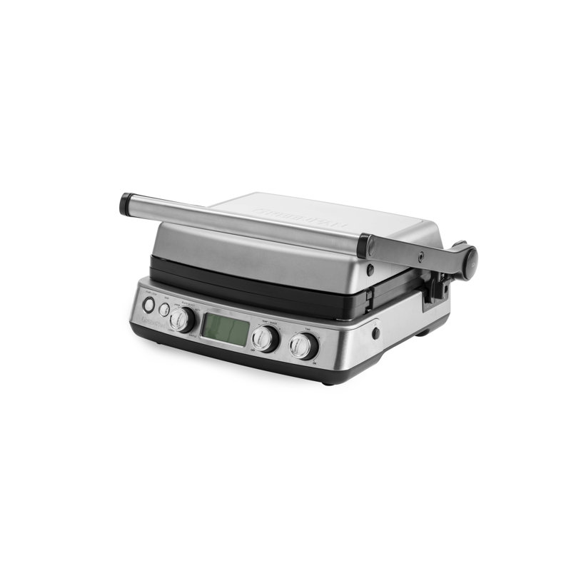 GreenPan Elite Non-Stick 3-in-1 Contact Grill & Indoor BBQ, Stainless Steel