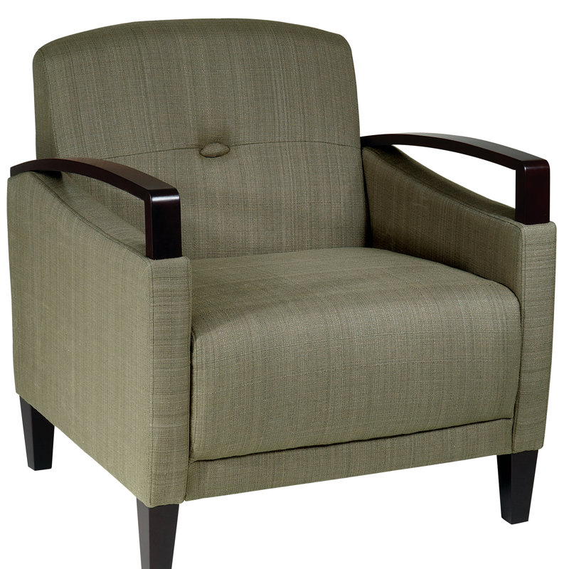 Upholstered Armchair, Woven Seaweed