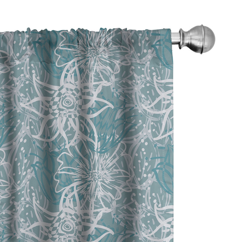 Semi Sheer Curtain Pair