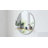 Flat Wall Mirror with Shelves