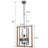Brimson 5 - Light Matte Black Lantern Pendant